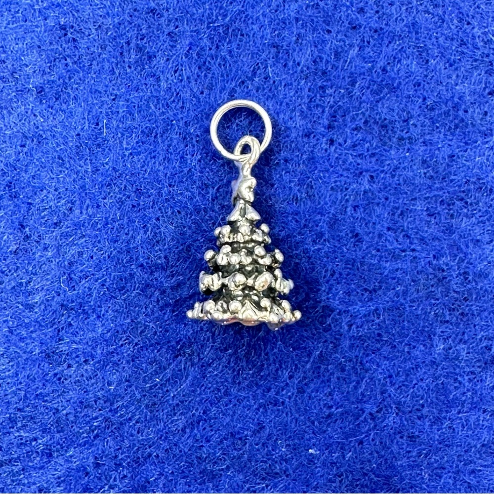 Sterling Sliver 3D Tree Charm